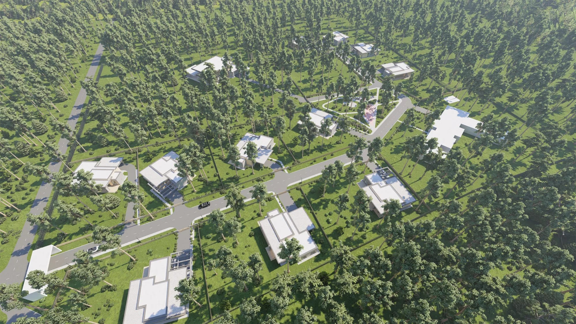 Посёлок в Кургане